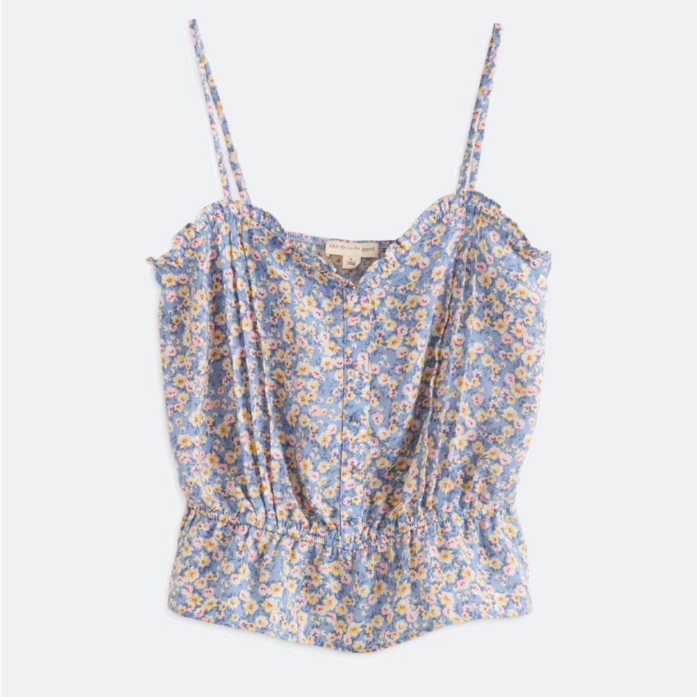 Carly Cropped Floral Blouse